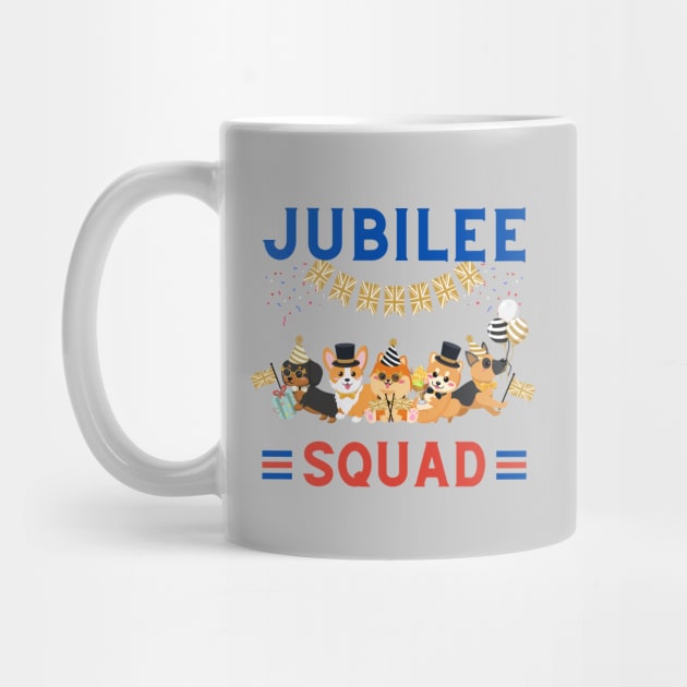 Jubilee Squad | Queen's Platinum Jubilee Party Pups by Auraya Studio